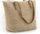 Lightweight Straw Bag, Straw Beach Bag for Women