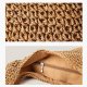 Hand-woven Soft Large Straw Shoulder Bag
