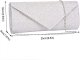 Clutch Purses for Women, Sparkling Envelope Evening Bag with Detachable Chain