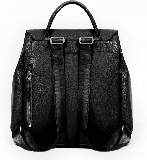 Drawcord Diaper Bag Backpack, Ebony